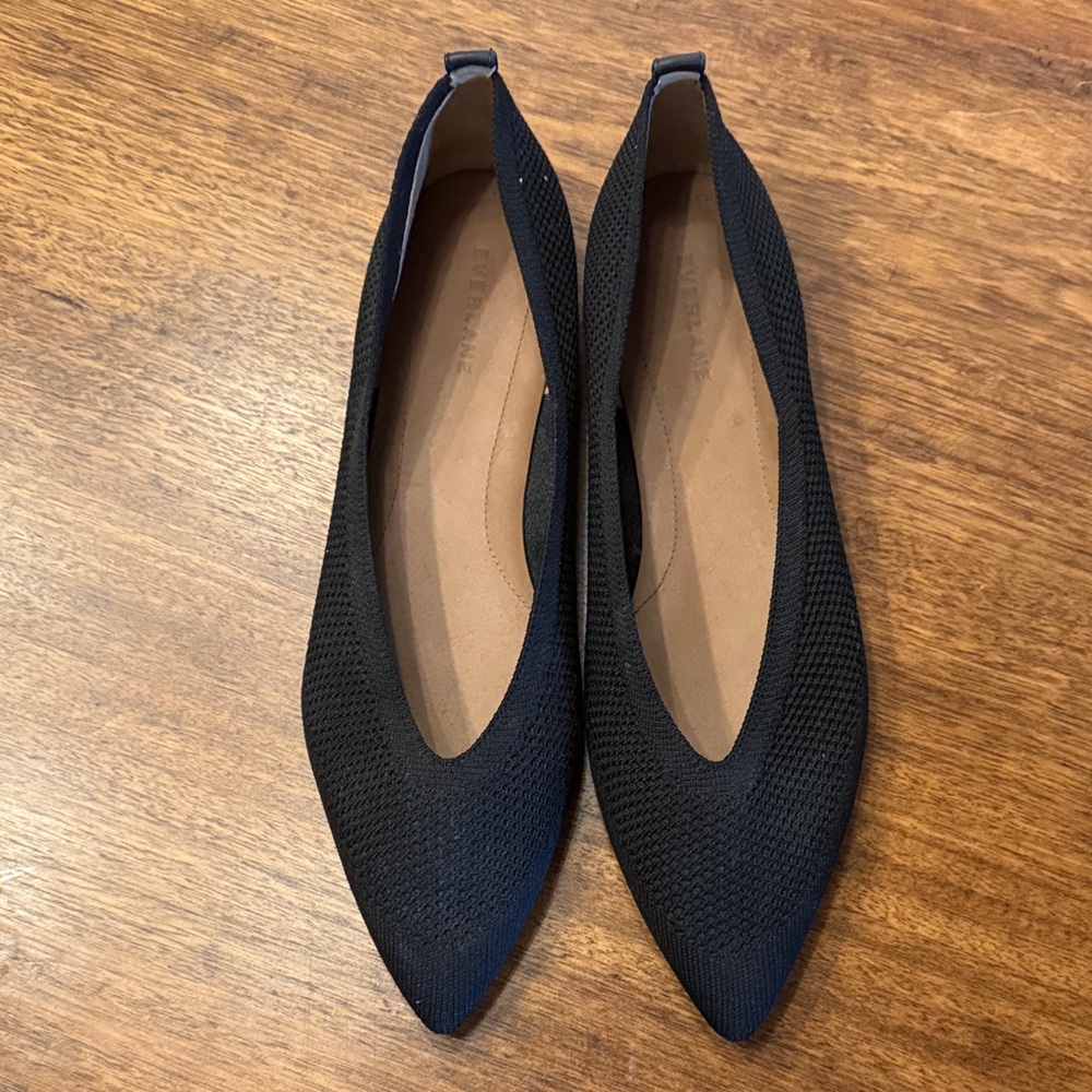 Everlane Black Women's Pointed Toe Flats